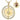 18K Rotatable Compass Picture Necklace