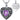 heart cremation necklace