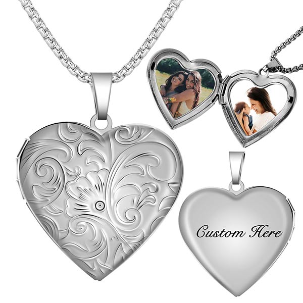 heart locket pendant