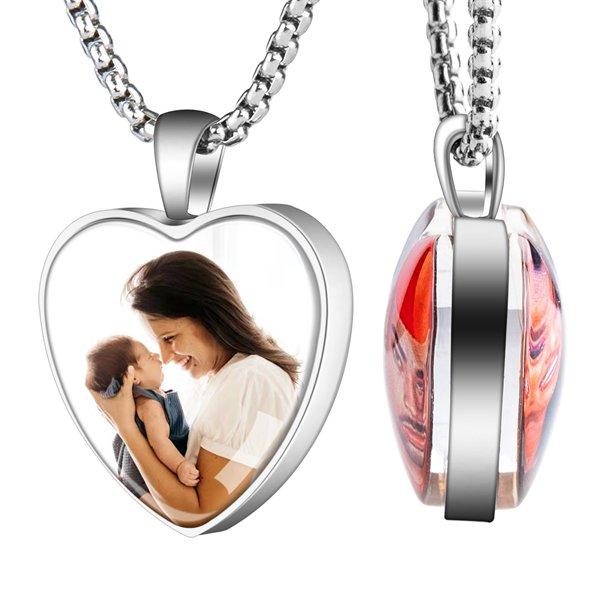 Heart Personalized Picture Necklace