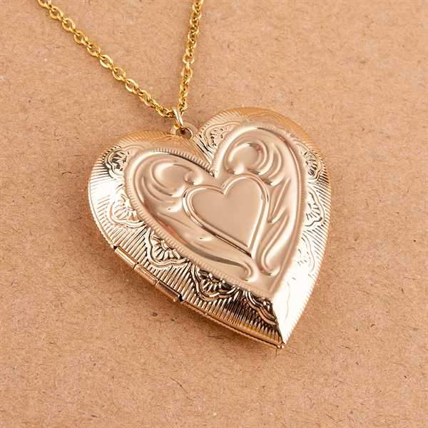 Heart-shape Locket Pendant Necklace