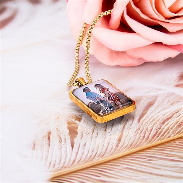 Heart Personalized Picture Necklace