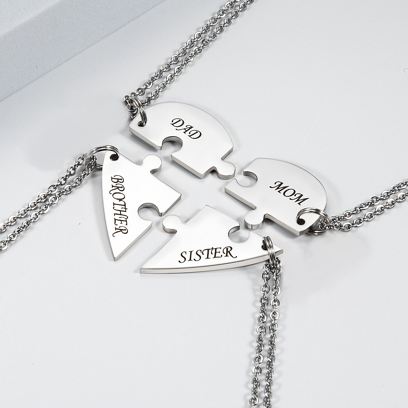 2X Personalized Key Heart Puzzle Necklace Set Interlocking Heart Key  Pendant Necklace for Women Coup…See more 2X Personalized Key Heart Puzzle